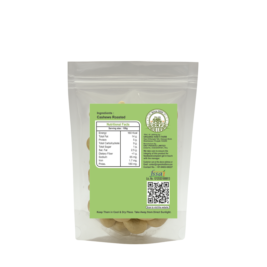 Organic Roasted Cashew (Kaju) 100 gram - image 2
