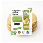 Crispy, thin organic Amritsari Papad made from urad dal and spices, showcasing traditional Punjabi snack