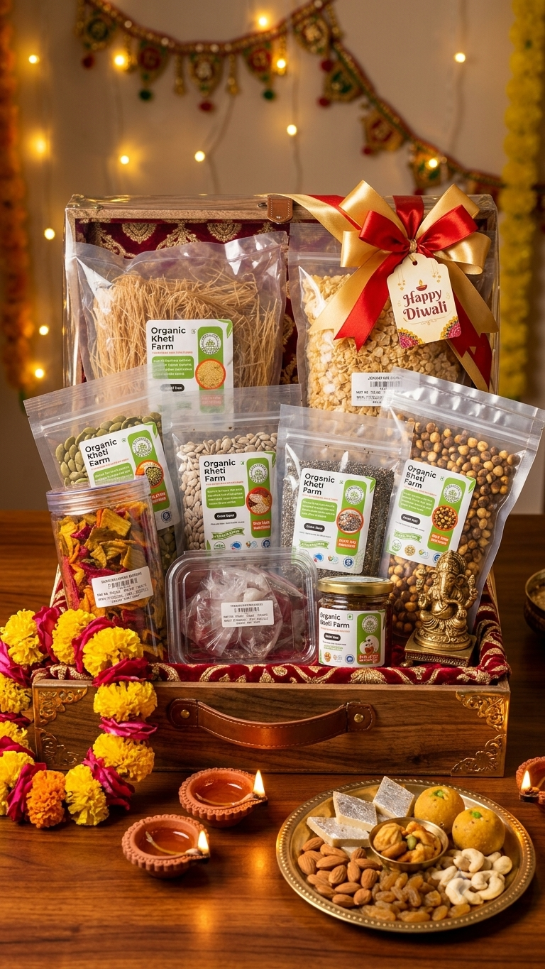 Organic Festive Gift Hamper – 10 Farm Products