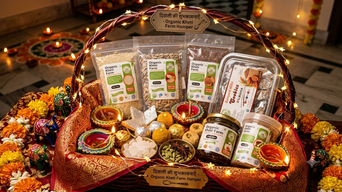 Organic Festive Gift Hamper – 6 Farm Products