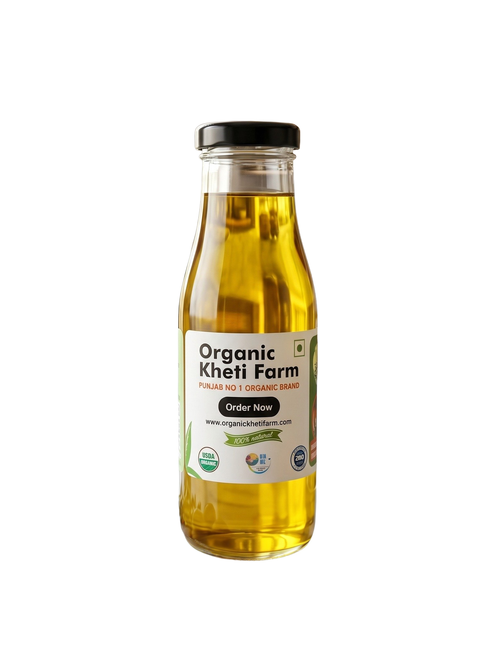 Organic Cold Pressed Flax Seed Oil