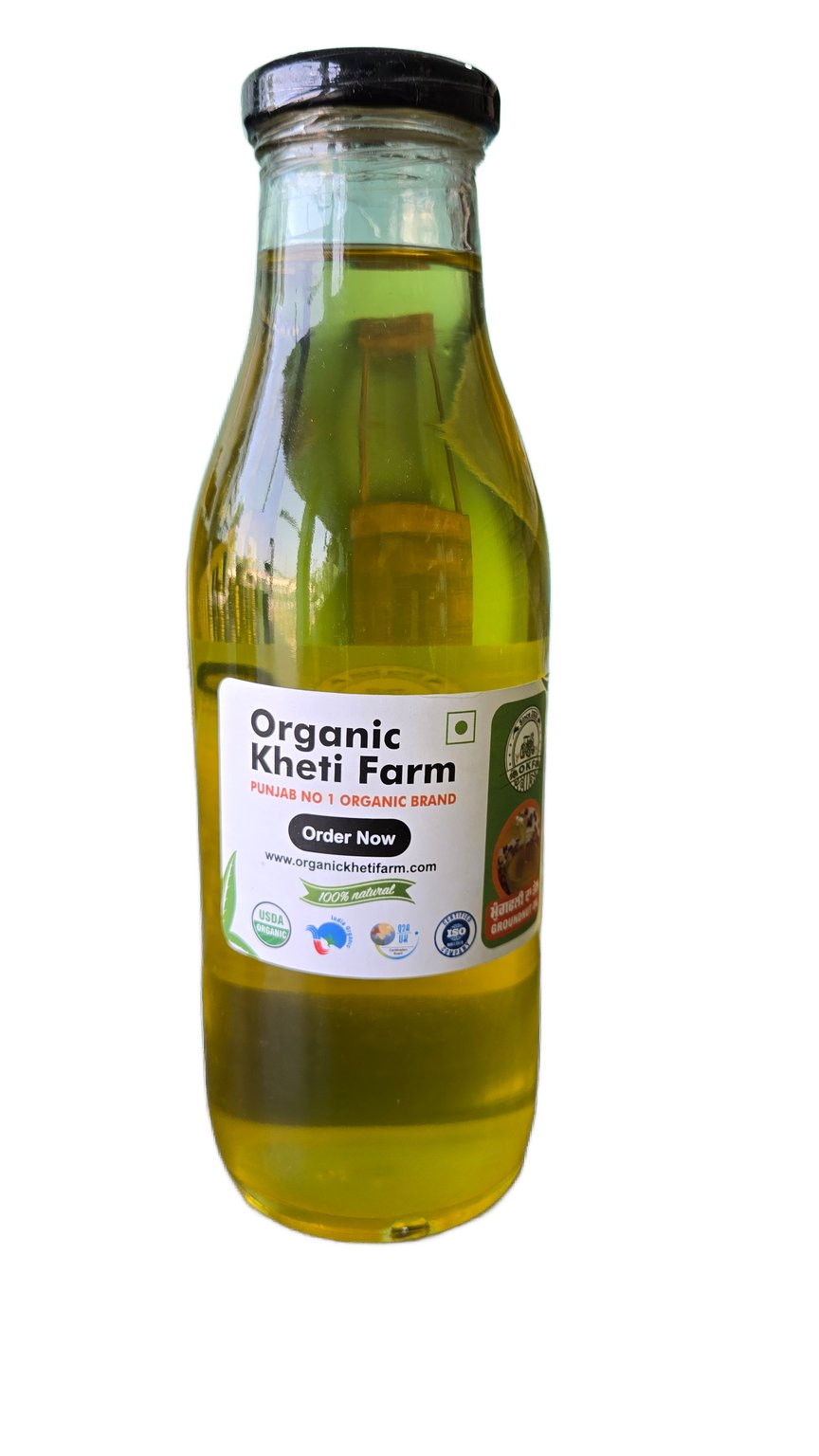 Organic Cold Pressed Groundnut Oil