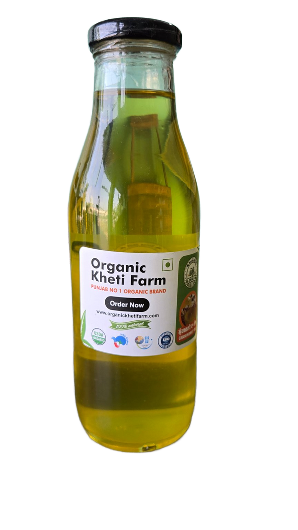 Organic Cold Pressed Groundnut Oil