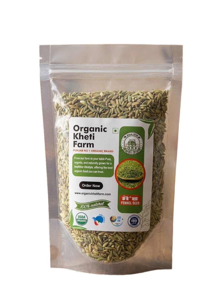 Organic Saunf Whole (Fennel Seeds)