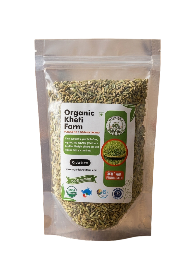 Organic Saunf Whole (Fennel Seeds)