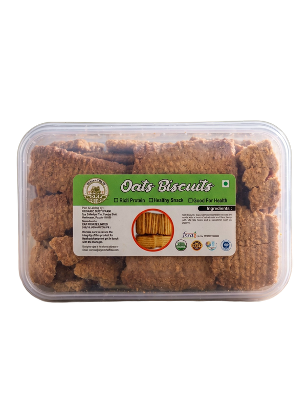 Organic Oats Biscuit with Jaggery Powder & Desi Ghee