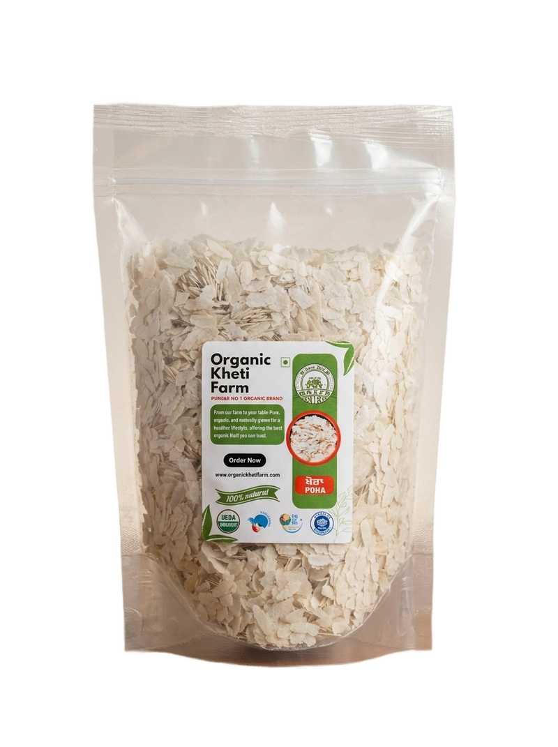 Organic Poha (Flattened Rice)