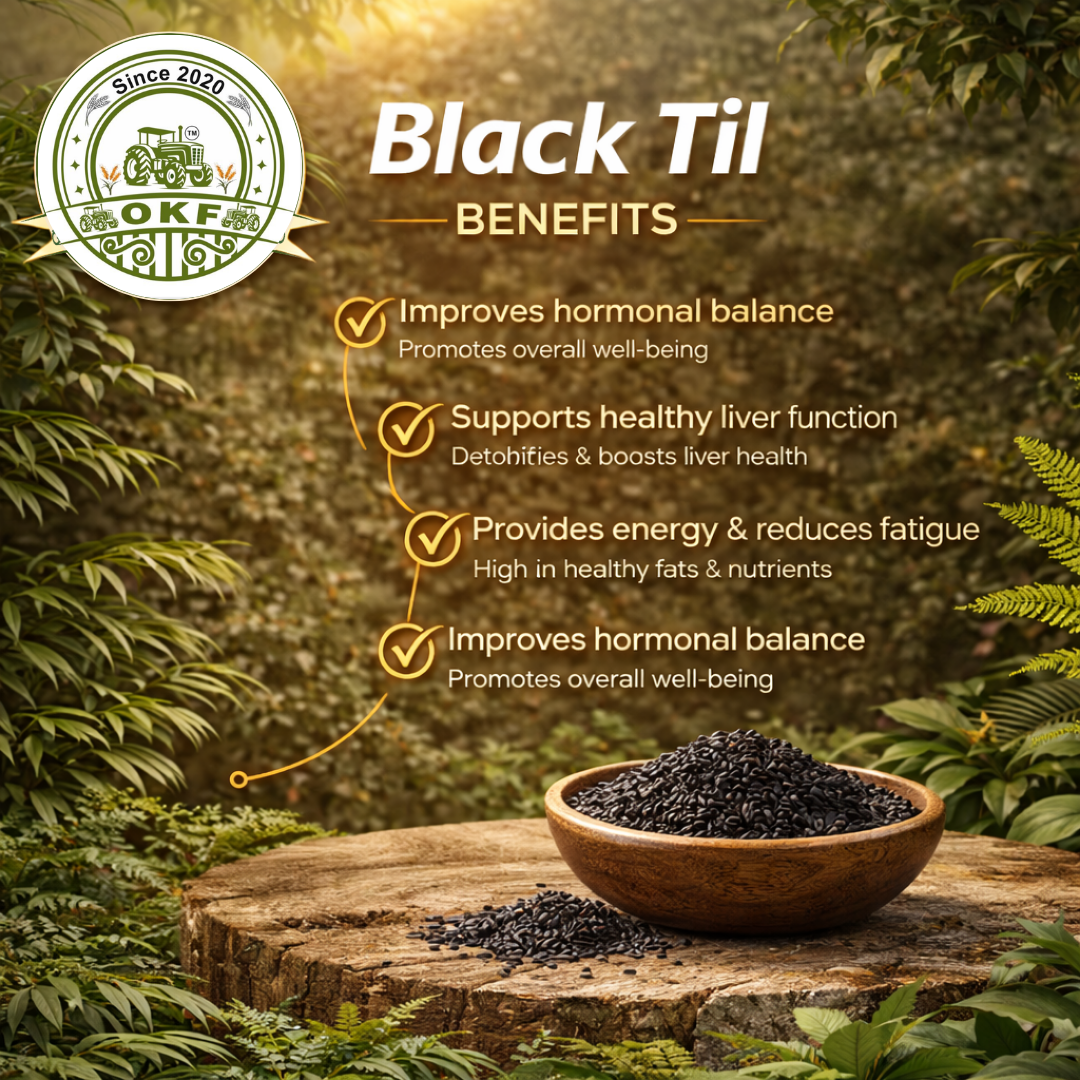 Organic Black Til (Sesame Seeds) - 100Gm - image 3