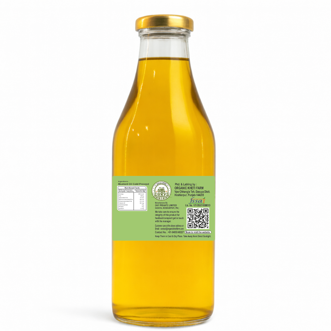 Organic Cold Pressed Yellow Mustard Oil - image 2