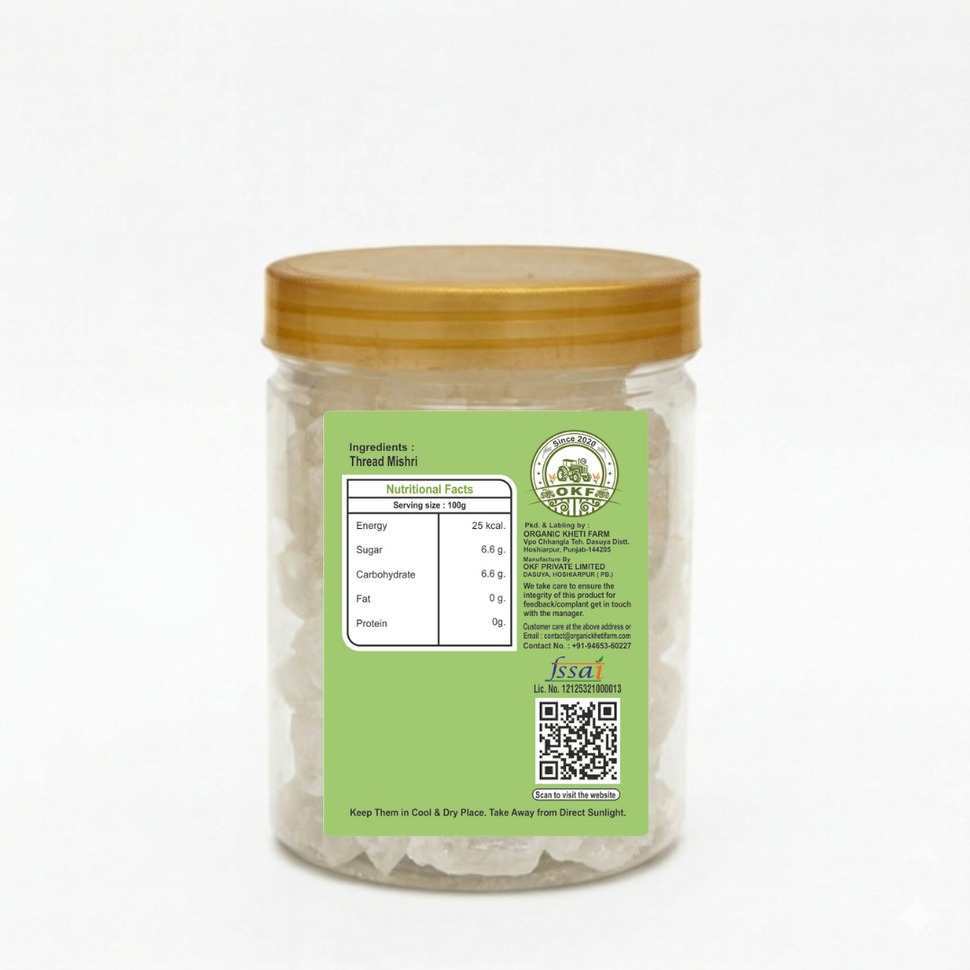 Organic Thread Mishri (Rock Sugar Crystals) - image 2