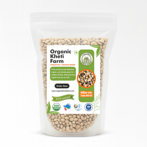 Organic Punjab farm-grown Cow Pea (Rongi) in a rustic bowl showcasing fresh, natural pulses for healthy cooking