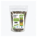 Organic Urad Dal Chilka split black gram sourced from Punjab farm, natural, unpolished, and chemical-free for healthy cooking