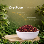 Organic Dry Rose Petals - 20Gm - image 3