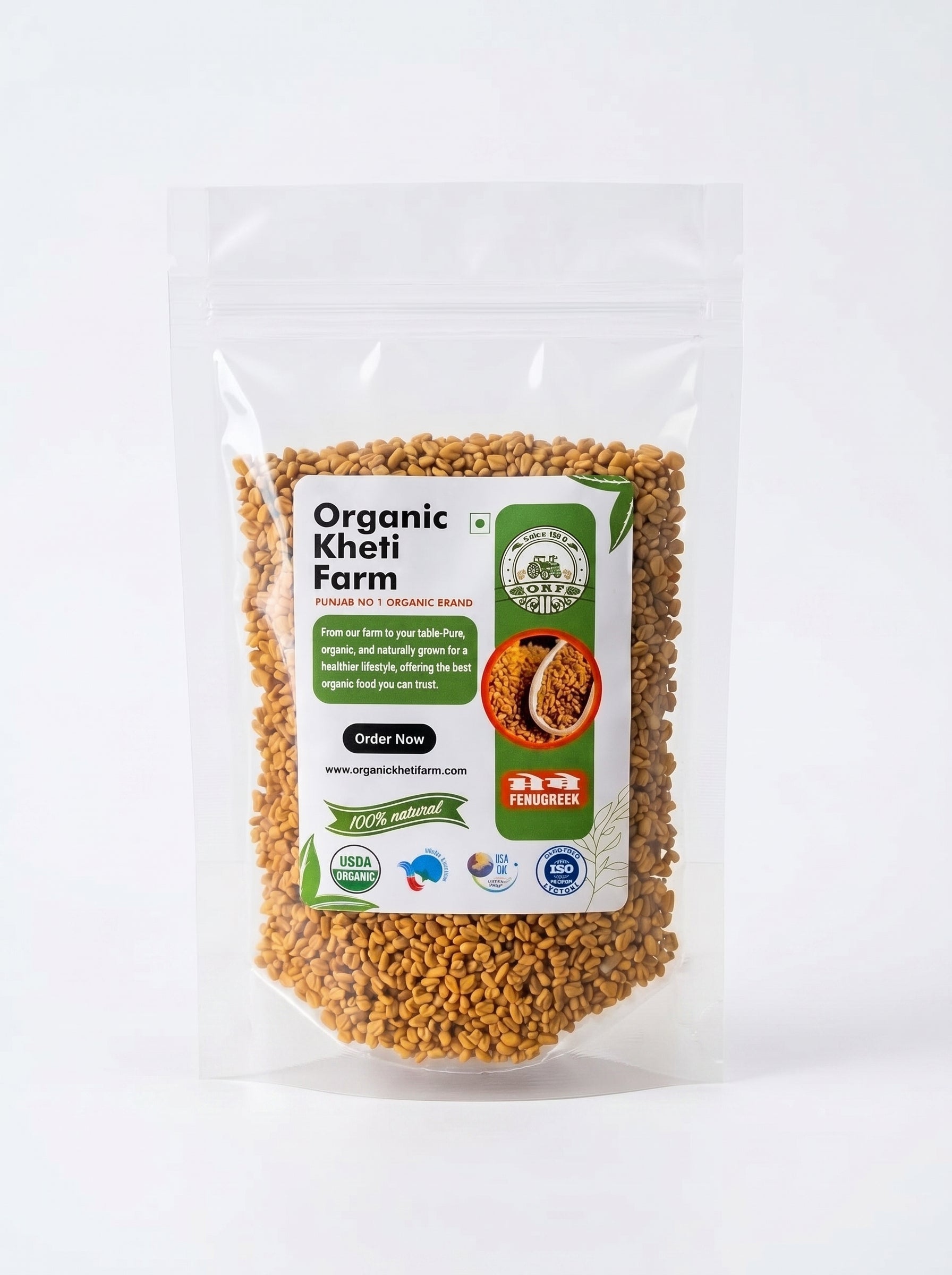 Organic Methe Whole (Fenugreek Seeds)