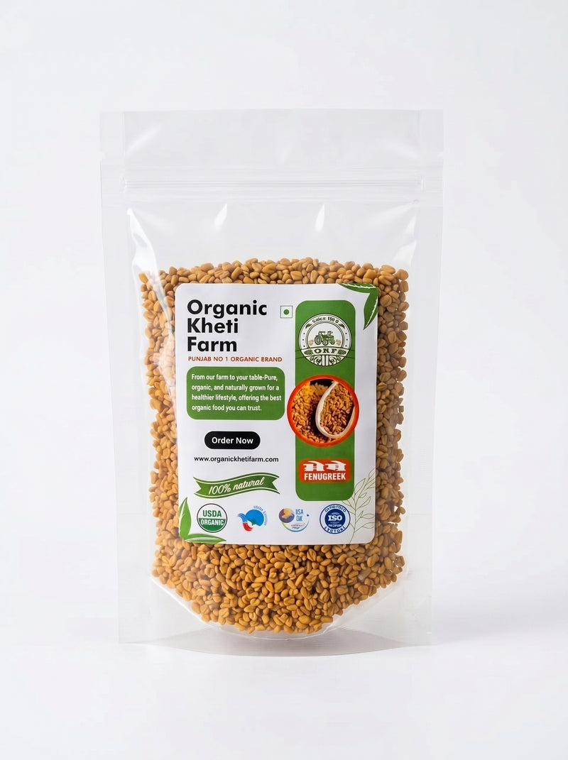 Organic Methe Whole (Fenugreek Seeds)