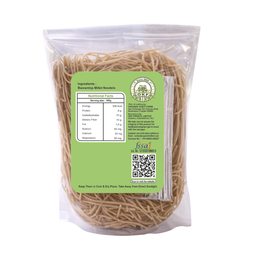 Organic Browntop Millet Noodles - image 2