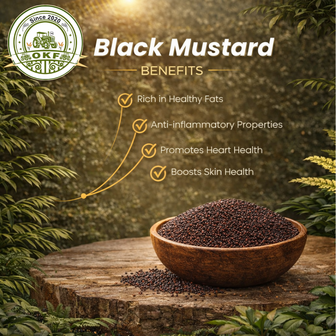 Organic Black Mustard Seeds - 100Gm - image 3