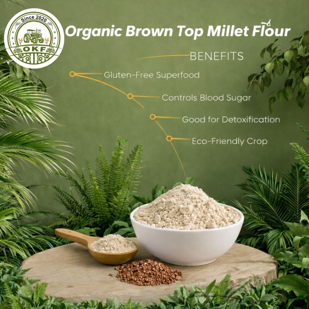 Organic Brown Top Millet Flour - image 3
