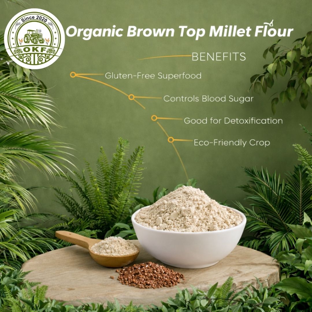 Organic Brown Top Millet Flour - image 3