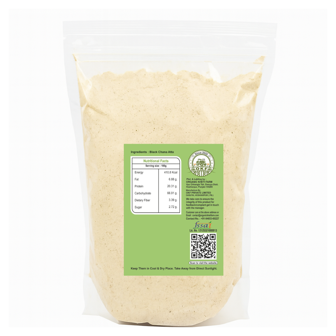Organic Black Chana Atta (Flour) - image 2