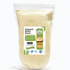 Farm-fresh organic gluten-free besan made from Punjab chana dal, stone-ground and packaged hygienically for healthy cooking