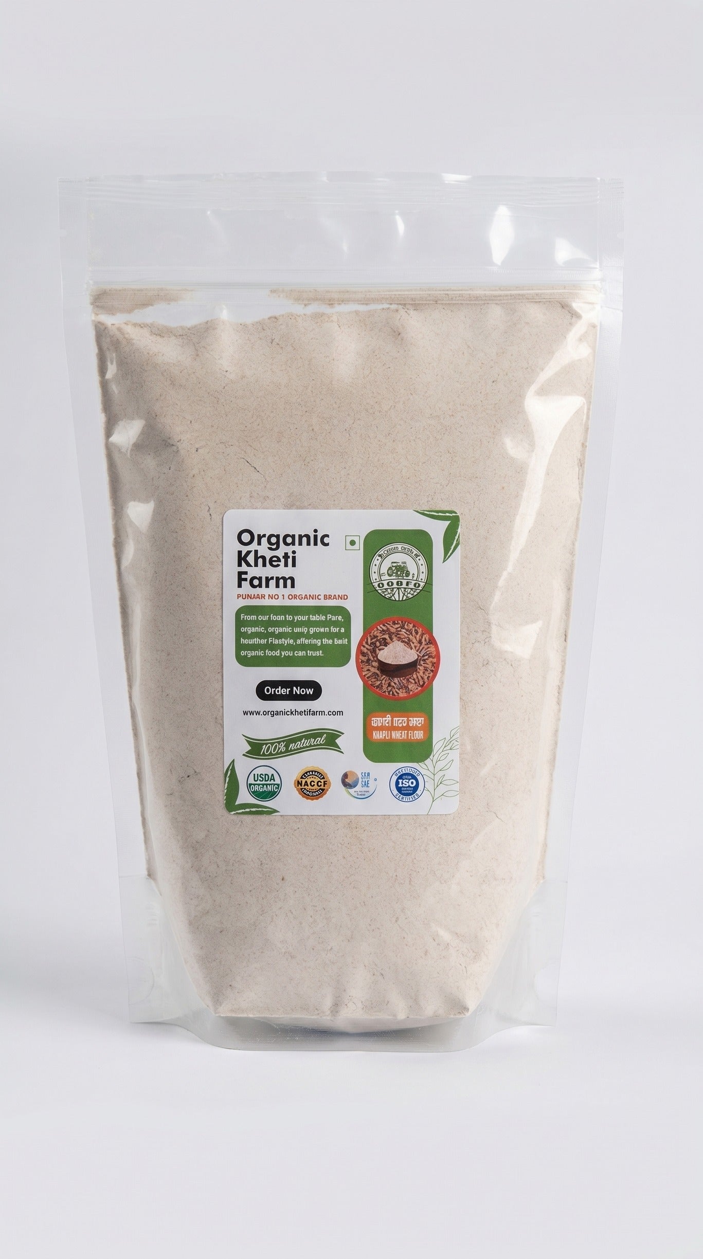 Organic Khapli Wheat Flour