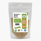 Close-up of organic white quinoa seeds from Punjab farm, highlighting purity and natural quality