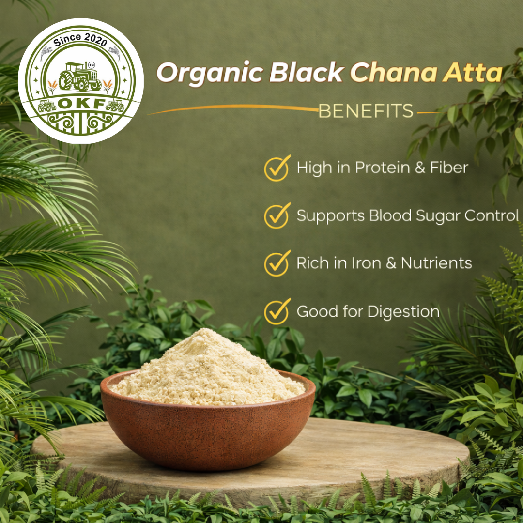 Organic Black Chana Atta (Flour) - image 3