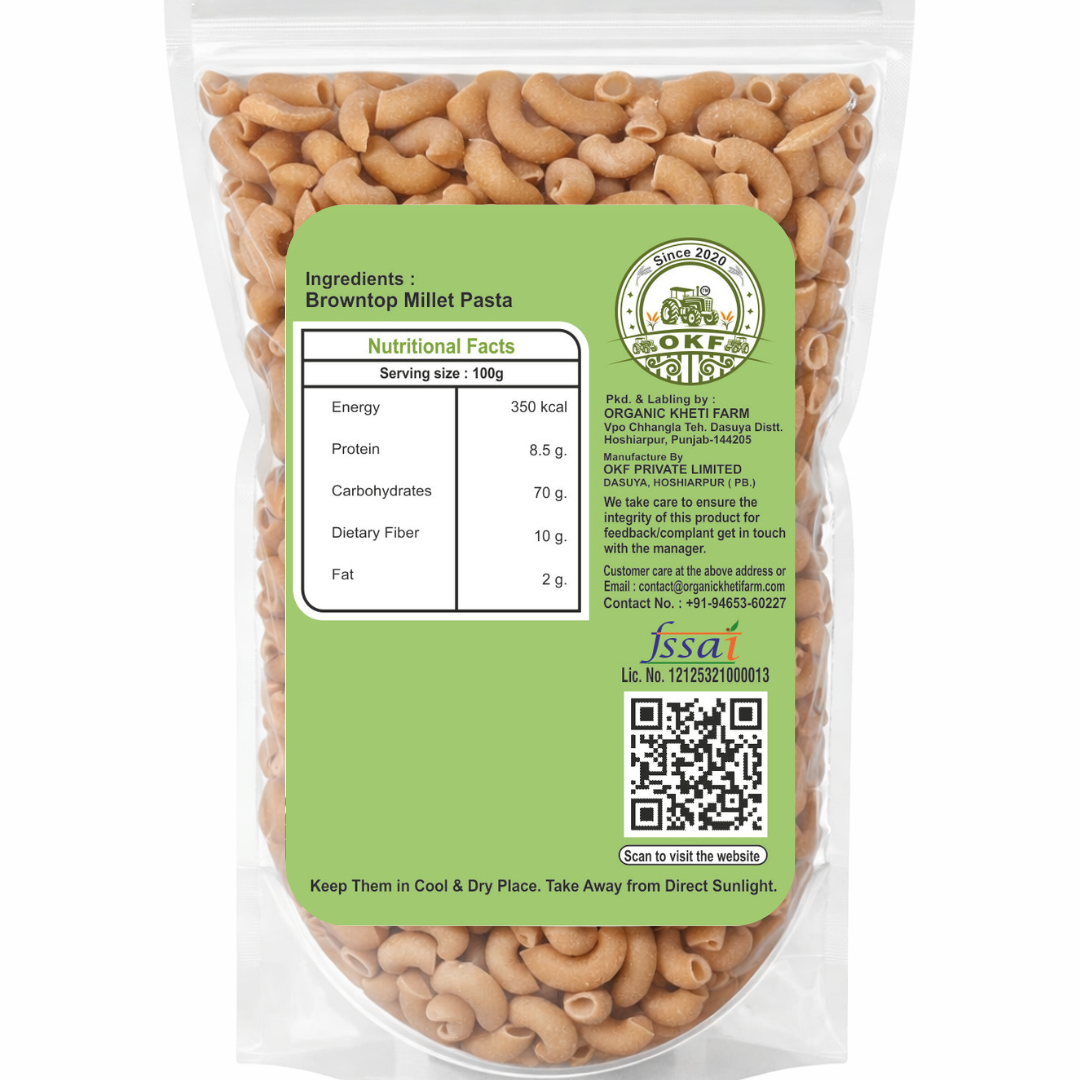 Organic Browntop Millet Pasta - image 2