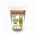 Close-up of organic black Kala Chana beans from Punjab farm, showing their unpolished, natural appearance, ideal for healthy cooking.